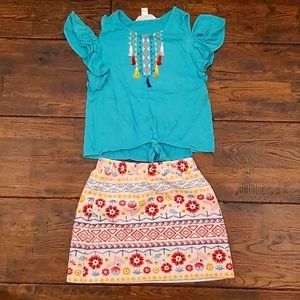 Girls Skirt Set  